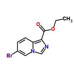 6-溴咪唑并[1,5-a]吡啶-1-羧酸乙酯结构式