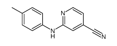 2-(4-methylanilino)pyridine-4-carbonitrile Structure