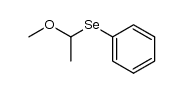 1-methoxy-1-(phenylseleno)ethane Structure