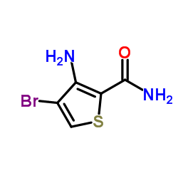 3-Amino-4-bromothiophene-2-carboxamide Structure