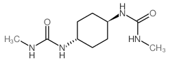 1-methyl-3-[4-(methylcarbamoylamino)cyclohexyl]urea Structure