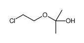 2-(2-chloroethoxy)propan-2-ol结构式