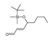 4-[tert-butyl(dimethyl)silyl]oxyoct-2-enal结构式