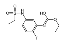 ethyl N-[5-(ethylsulfonylamino)-2-fluorophenyl]carbamate结构式