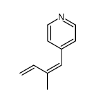 Pyridine, 4-(2-methyl-1,3-butadienyl)-, (Z)- (9CI)结构式