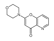 2-morpholin-4-ylpyrano[3,2-b]pyridin-4-one结构式