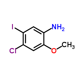 4-Chloro-5-iodo-2-methoxyaniline Structure