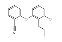 3-(2-cyanophenoxy)2-propylphenol Structure