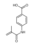 4-(2-methylprop-2-enoylamino)benzoic acid Structure