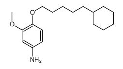 4-(5-cyclohexylpentoxy)-3-methoxyaniline Structure