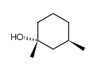 trans-1,3-dimethylcyclohexanol Structure