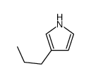 3-propyl-1H-pyrrole结构式