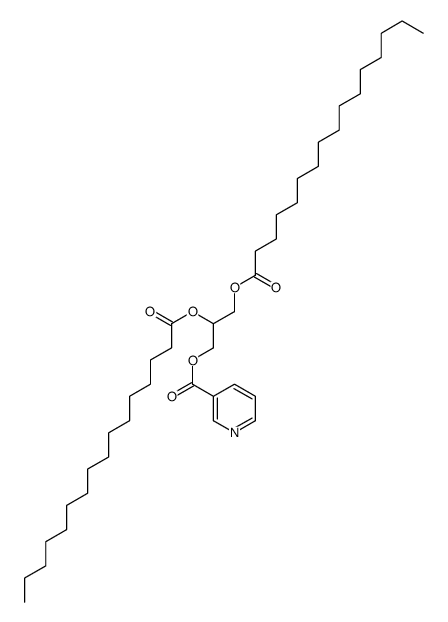2,3-di(hexadecanoyloxy)propyl pyridine-3-carboxylate Structure