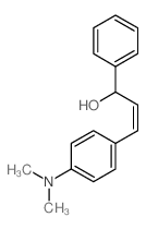3-(4-dimethylaminophenyl)-1-phenyl-prop-2-en-1-ol结构式