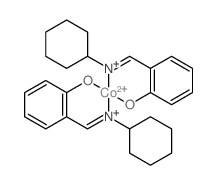 Cobalt,bis[2-[(cyclohexylimino)methyl]phenolato-N,O]- (9CI)结构式