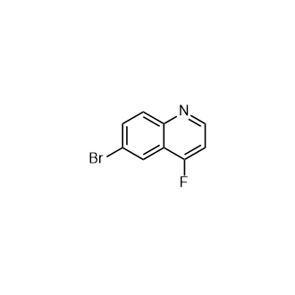 6-Bromo-4-fluoroquinoline Structure