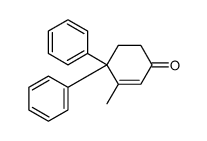 3-Methyl-4,4-diphenyl-2-cyclohexen-1-one structure