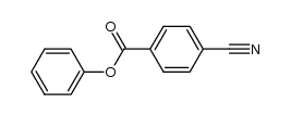 4-cyanobenzoic acid phenyl ester结构式