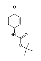 Carbamic acid, (4-oxo-2-cyclohexen-1-yl)-, 1,1-dimethylethyl ester, (S)- (9CI)结构式