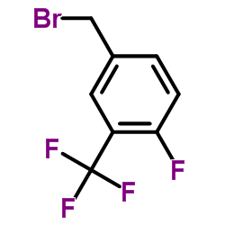 4-fluoro-3-(trifluoromethyl)benzyl bromide Structure
