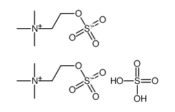 trimethyl(2-sulfooxyethyl)azanium,sulfate Structure