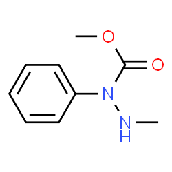 Hydrazinecarboxylic acid,2-methyl-1-phenyl-,methyl ester structure