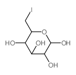 6-(iodomethyl)oxane-2,3,4,5-tetrol结构式