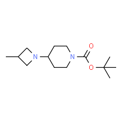 tert-butyl 4-(3-methylazetidin-1-yl)piperidine-1-carboxylate Structure