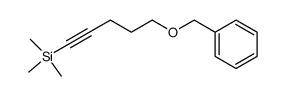 1-benzyloxy-5-trimethylsilyl-4-pentyne结构式