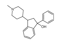 3-(1-methylpiperidin-4-yl)-1-phenyl-2,3-dihydroinden-1-ol结构式