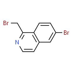 6-Bromo-1-(bromomethyl)isoquinoline Structure