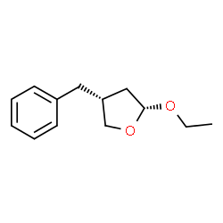 Furan, 2-ethoxytetrahydro-4-(phenylmethyl)-, (2R,4R)-rel- (9CI) picture