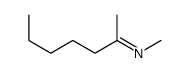 N-(1-Methylhexylidene)methylamine结构式