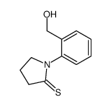 2-Pyrrolidinethione,1-[2-(hydroxymethyl)phenyl]- Structure