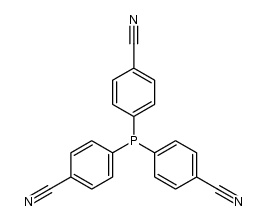 tris(4-cyanophenyl)phosphine Structure