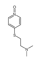 Pyridine, 4-[[2-(dimethylamino)ethyl]thio]-, 1-oxide (8CI) Structure