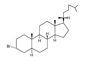 3α-bromo-5α-cholestane结构式