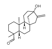 ent-kaur-16-en-13-hydroxy-19-al结构式