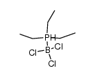 triethyl(trichloro-l4-boranyl)-l5-phosphane结构式