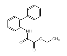 Acetic acid,2-([1,1'-biphenyl]-2-ylamino)-2-oxo-, ethyl ester Structure