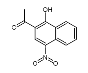 1-(1-hydroxy-4-nitro-[2]naphthyl)-ethanone结构式