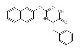 L-Phenylalanine,N-[(2-naphthalenyloxy)carbonyl]-结构式