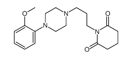 1-[3-[4-(2-methoxyphenyl)piperazin-1-yl]propyl]piperidine-2,6-dione Structure