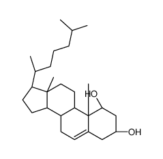 cholest-5-ene-1alpha,3beta-diol Structure