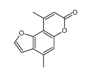 4,7-dimethylallopsoralen structure