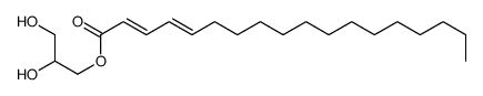 2,3-dihydroxypropyl octadeca-2,4-dienoate结构式