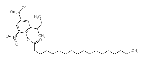 Octadecanoicacid, 2-(1-methylpropyl)-4,6-dinitrophenyl ester picture