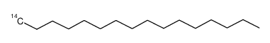 hexadecane, n-[1-14c]结构式