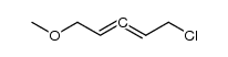 1-chloro-5-methoxy-penta-2,3-diene结构式