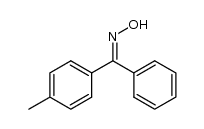 (4-methylphenyl)phenylmethanone oxime Structure